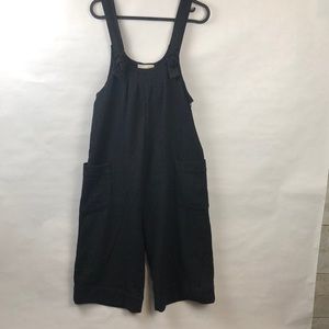Wide leg crop overalls Zara kids